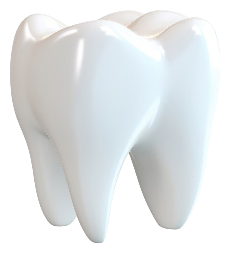 Healthy white tooth